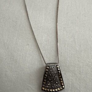 Marcasite 925 Italy silver necklace